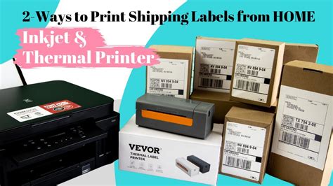 can i print shipping labels with a regular printer and what are the benefits of using specialized printers for shipping label printing?