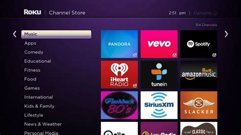 does roku have music channels? does roku support karaoke?